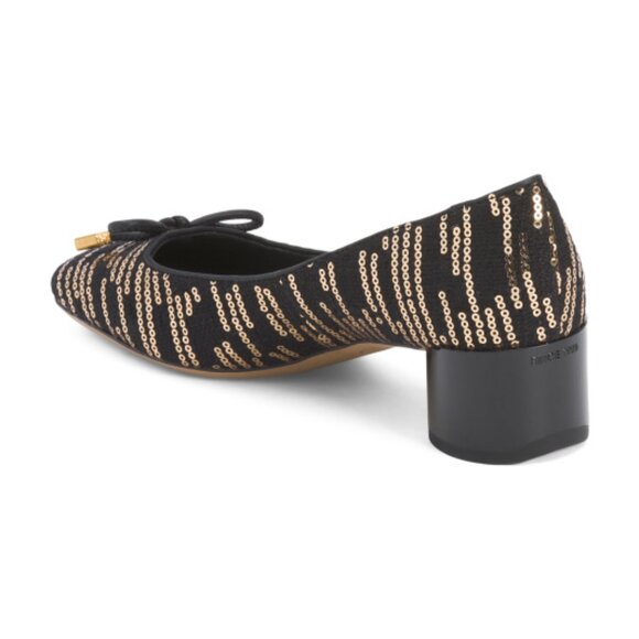 FRANCO SARTO Black Multi Natalia Block Heels - Picture 2 of 3